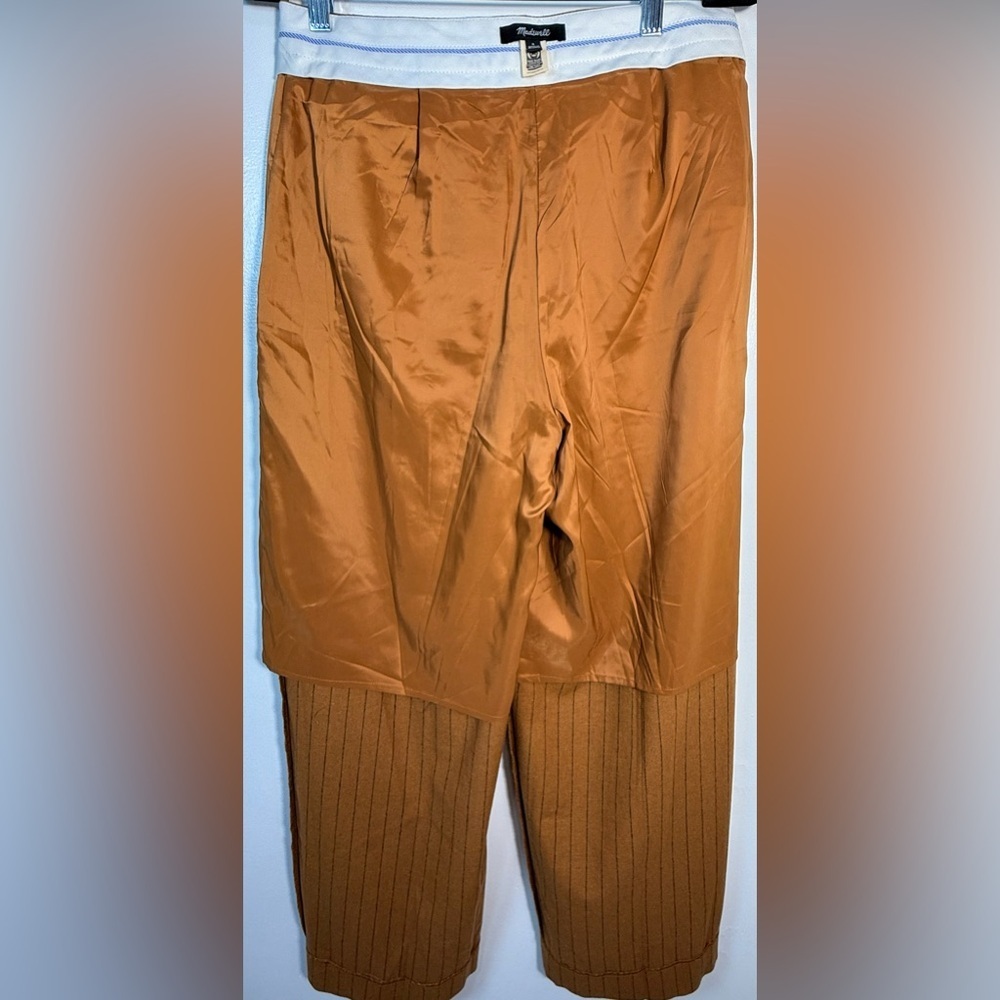 Madewell Women's Brown Wide-Leg Pants - Picture 12 of 12